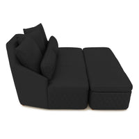 Seatcraft Diamante Cuddle Couch w/ Ottoman Home Theater Furniture