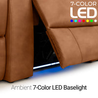 Kodiak Chaise CoolZeroᵀᴹ Italian Leather Home Theater Seating