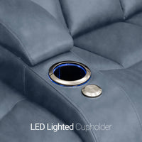 Grenada Italian Leather Home Theater Seating