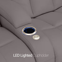 Grenada Italian Leather FRONTROW Theater Seating® Home Theater Seating
