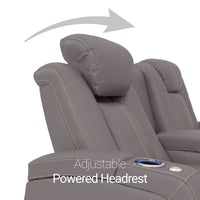 Seatcraft Republic Sofa & Loveseat Italian Leather, Powered Headrest, Power Recline