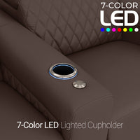 Diamante FX Flip-Up Headrest Home Theater Seating