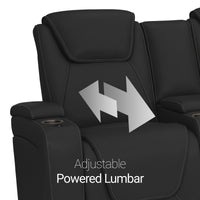 Seatcraft Concerto Heat & Massage Sofa & Loveseat, Italian Leather, Powered Headrest, Powered Lumbar, Power Recline