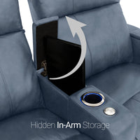Venetian Italian Leather Home Theater Seating