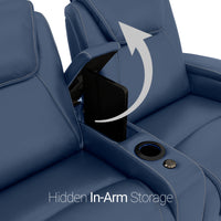 Paladin Italian Leather Heat & Massage Home Theater Seating
