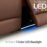 Trivanta HeatZeroᵀᴹ Italian Leather Home Theater Sofa & Loveseat