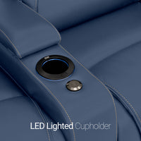 Paladin Italian Leather Heat & Massage Home Theater Seating