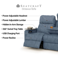 Seatcraft Octavius Big & Tall Home Theater Loveseat