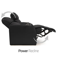 Sienna Leather Gel Spacesaver Home Theater Seating