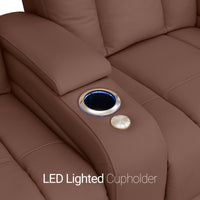 Serenity Italian Leather Home Theater Seating