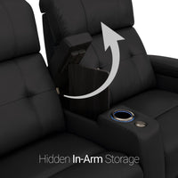 Kodiak Chaise CoolZeroᵀᴹ Italian Leather Home Theater Seating