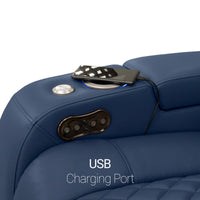 Seatcraft Anthem Sofa Italian Leather, Powered Headrest, Power Recline