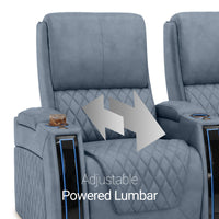Apex Chaise CoolZeroᵀᴹ Italian Leather Home Theater Seating