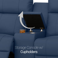 Seatcraft Octavius Big & Tall Home Theater Loveseat