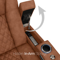 Anthem LT HeatZeroᵀᴹ Italian Leather Home Theater Sofa