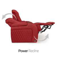 Diamante Chaise CoolZeroᵀᴹ Italian Leather Home Theater Seating