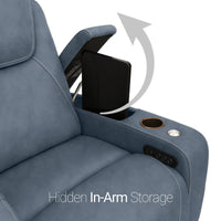 Seatcraft Vienna Sofa & Loveseat Italian Leather, Powered Headrest & Lumbar, Power Recline