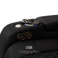 Seatcraft Anthem Sofa & Loveseat Italian Leather, Powered Headrest, Power Recline