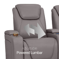 Equinox Chaise CoolZeroᵀᴹ Italian Leather Home Theater Seating