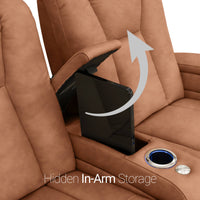 Serenity Italian Leather Home Theater Seating