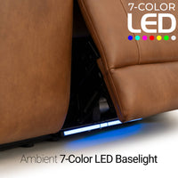 Trivanta HeatZeroᵀᴹ Italian Leather Home Theater Sofa