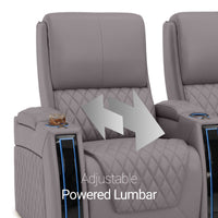 Apex Chaise CoolZeroᵀᴹ Italian Leather Home Theater Seating