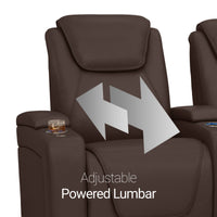 Equinox CoolZeroᵀᴹ Italian Leather BACKROW Theater Seating®