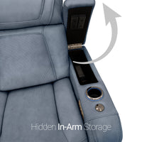 Endeavour HeatZeroᵀᴹ Italian Leather Home Theater Loveseat