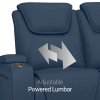 Seatcraft Vienna Sofa & Loveseat Italian Leather, Powered Headrest & Lumbar, Power Recline