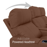 Julius Italian Leather Big & Tall Home Theater Seats