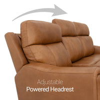 Trivanta HeatZeroᵀᴹ Italian Leather Home Theater Sofa