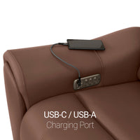 Trivanta HeatZeroᵀᴹ Italian Leather Home Theater Sofa & Loveseat