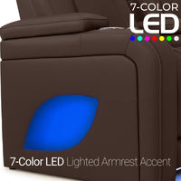 Caliente Zero Gravity Home Theater Seating with Heat & Massage
