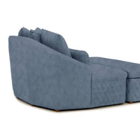 Seatcraft Diamante Cuddle Couch w/ Ottoman Home Theater Furniture