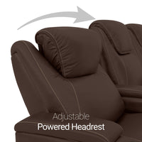 Pantheon Italian Leather Big & Tall Home Theater Seating