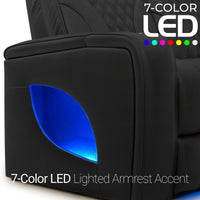 Armada LT HeatZeroᵀᴹ Italian Leather Home Theater Loveseat