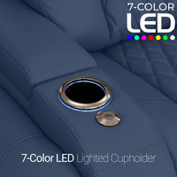 Diamante CoolZeroᵀᴹ Italian Leather BACKROW Theater Seating®