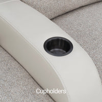 Rialto Italian Leather & Fabric Home Theater Seating