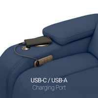 Endeavour HeatZeroᵀᴹ Italian Leather Home Theater Loveseat