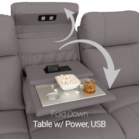 Seatcraft Octavius Big & Tall Home Theater Sofa & Loveseat