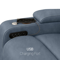 Seatcraft Vienna Sofa & Loveseat Italian Leather, Powered Headrest & Lumbar, Power Recline