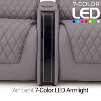 Apex Chaise CoolZeroᵀᴹ Italian Leather Home Theater Seating