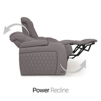 Diamante Italian Leather Zero Gravity Home Theater Seating