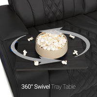 Armada LT HeatZeroᵀᴹ Italian Leather Home Theater Loveseat