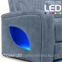 Armada LT HeatZeroᵀᴹ Italian Leather Home Theater Sofa