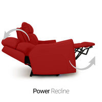 Trivanta HeatZeroᵀᴹ Italian Leather Home Theater Sofa