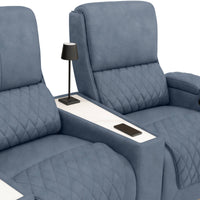 Apex CoolZeroᵀᴹ Wedge Console Italian Leather Home Theater Seats