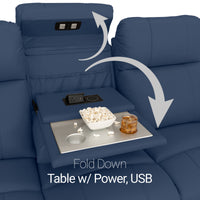 Seatcraft Octavius Big & Tall Home Theater Sofa & Loveseat