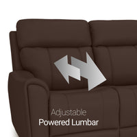 Trivanta HeatZeroᵀᴹ Italian Leather Home Theater Sofa