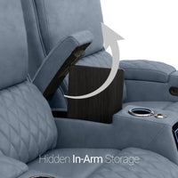 Apex Chaise CoolZeroᵀᴹ Italian Leather Home Theater Seating